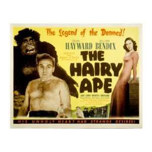  The Hairy Ape, William Bendix, Susan Hayward, 1944 Premium 