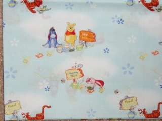 PACK N PLAY SHEET SM (20X30)  WINNIE THE POOH PRINTS COTTON&FLANNEL 