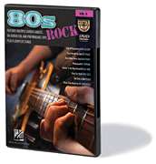 80s Rock Guitar Play Along 8 Songs DVD NEW  