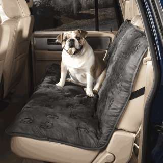 Guardian Gear GRAY PAWPRINT Pet Dog Car Seat Cover ~NEW  