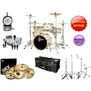 IMP Ivory Marine Pearl 3 Piece Bop Drum Kit   INCLUDES Audix FP5 Drum 