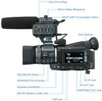   HVR A1U CMOS High Definition Camcorder with 10x Optical Zoom