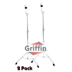   Double Braced by Griffin 2 Pack Drum Hardware Set Musical Instruments