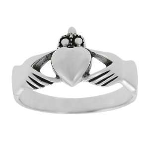   Celtic Claddagh Ring .925 Stamp Hypoallergenic, size 5 Jewelry