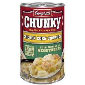  Campbells Chunky Chicken Corn Chowder Easy Open, 18.8 oz 