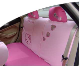 Hello Kitty Auto Car Breathable cloth Seat Cover 10pcs four color pink 