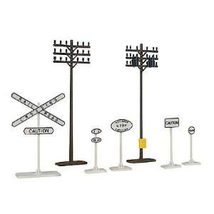  Walthers Electric Pole Set 931 803 HO Toys & Games