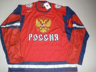 NIKE RUSSIA OLIMPIC HOCKEY OVECHKIN jersey size XL NEW SALE  