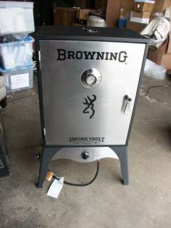 Browning Outdoor Smoke Vault Smoker Cooker Grill gun safe look deer 