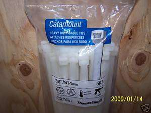 Catamount Heavy Duty Cable Ties 36 50 Cnt 2 PACKAGES  
