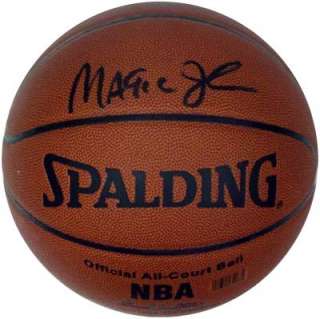 MAGIC JOHNSON AUTOGRAPHED SIGNED BASKETBALL PSA/DNA LAKERS  