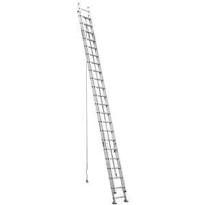   Rating Aluminum Flat Rung Extension Ladder, 44 Foot