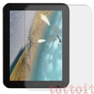 for HP TouchPad Leather Case Cover+LCD Protector+Stylus  