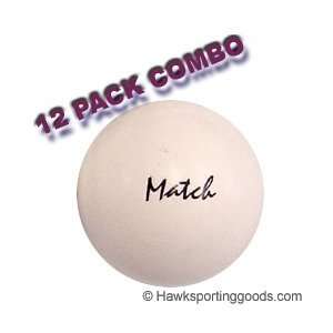  Hawk Field Hockey 12 Match Balls White
