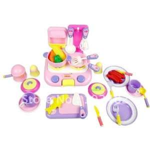  children toys cook tool toys pink cute play house 