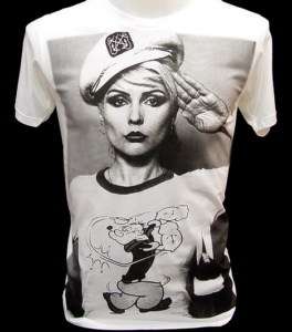 BLONDIE PoPEye Sailor 80s Indie VTG Punk Rock T Shirt S  