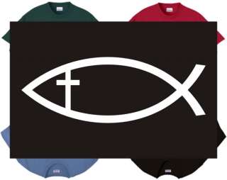 Shirt/Tank   Christian Fish Cross   religion religious  