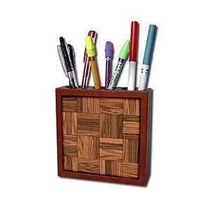  TNMGraphics Patterns   Parkay Floor   Tile Pen Holders 5 inch tile 