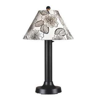 Patio Living Seaside 34 Outdoor Table Lamp, Lamp Shade Aruba, Bisque 