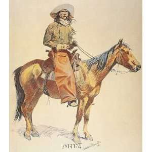  Arizona Cowboy by Frederic Remington 18.00X20.00. Art 