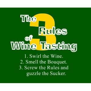  Wine Rules Fun Apron