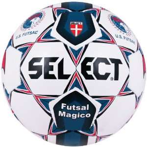  Select Futsal Magico Magico Jr. Soccer Balls White/Blue 