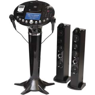The Singing Machine Pedestal Karaoke System iSM 1028 With Speakers And 