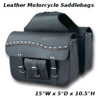   Black Leather Motorcycle Saddl fits Kawasaki Vulcan 900 1700 2000