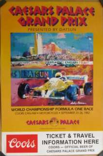 Grand Prix Caesars Palace Las Vegas original 1982 Formula One racing 