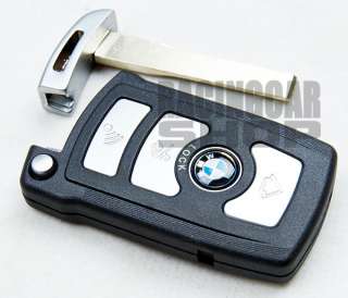 BMW 7 Series Uncut Blade Smart Key Keyless Entry Remote Shell Case FOB 