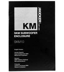 Kicker SKM10 10 Marine Subwoofer+Enclosure Box+Amplifier+Wakeboard 