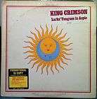KING CRIMSON larks tongues in aspic LP VG+ Promo SD 7263 Vinyl 1973 w 
