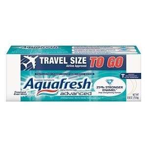  Aquafresh Advanced Freshest Ever Mint Toothpaste Travel 