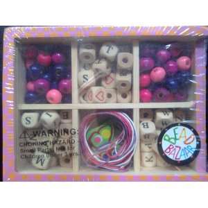  Bead Alphabet Pink Mini Box Toys & Games
