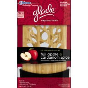 Glade Expressions Oil Diffuser Starter, Fuji Apple and Cardamom Spice 