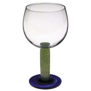    WMF Colorline Green/Blue Glass Goblets, Set of 6
