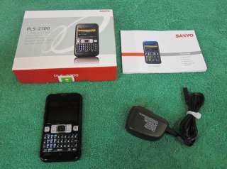 iWireless Sanyo PLS 2700 Pre Paid Cell Phone ~ Black / Complete In Box 