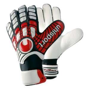  Uhlsport Akkurat Soft Soccer Goalie Gloves 01 WHITE/RED 