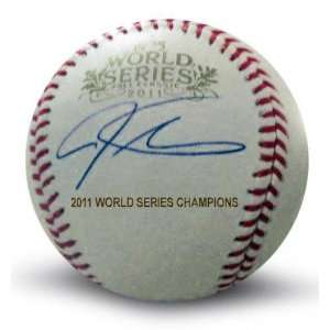   World Series Baseball with 2011 World Series Champions Engraved   MLB