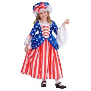 Lets Party By Rubies Costumes Deluxe Betsy Ross Child Costume / Red 