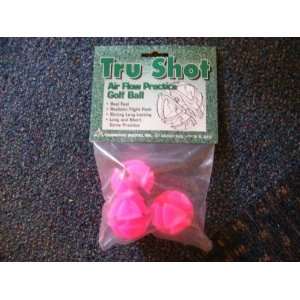   Shot Practice Golf Balls 3 ct Pink Training Aid NEW