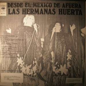 LATIN LP LAS HERMANAS HUERTA Desde El Mexico De Afuera 1980 CBS 