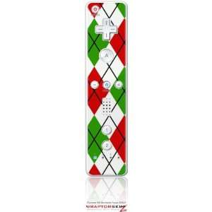  Wii Remote Controller Skin   Argyle Red and Green by 