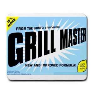   THE LOINS OF MY MOTHER COMES GRILL MASTER Mousepad