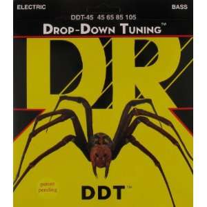  DR Strings Electric Bass Guitar Drop Down Tuning, .045 