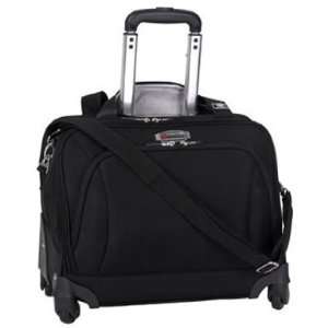  Delsey Helium Contour EZ Glide Trolley Tote 37417 Black 