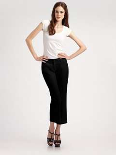Theory   Stretch Knit Ankle Pants    