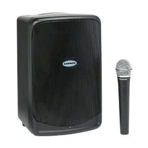   Portable PA Systemwith Wireless Handheld Microphone and Electronics