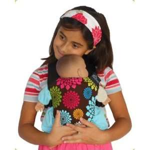    Angel Pack Organic Mini Doll Carrier ~ Geo Flower Toys & Games