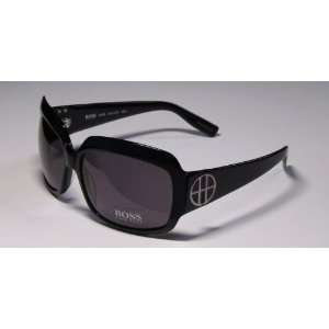 /BRAND HUGO BOSS STYLE 0161 FRAME COLOR BLACK WITH SHINY SILVER 